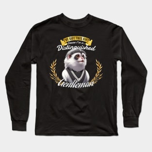 The Distinguished Marmoset Gentleman Long Sleeve T-Shirt